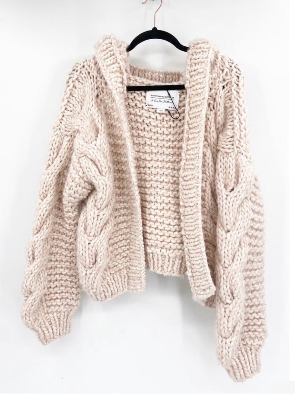 Rare!!!  I Love Mr. Mittens Wool Sweater - Marshmallow
